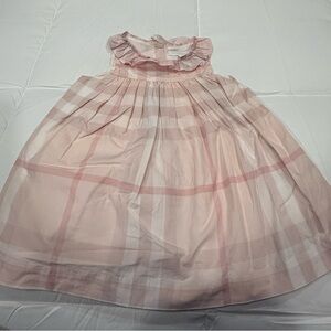 Burberry Pink Ruffle Dress